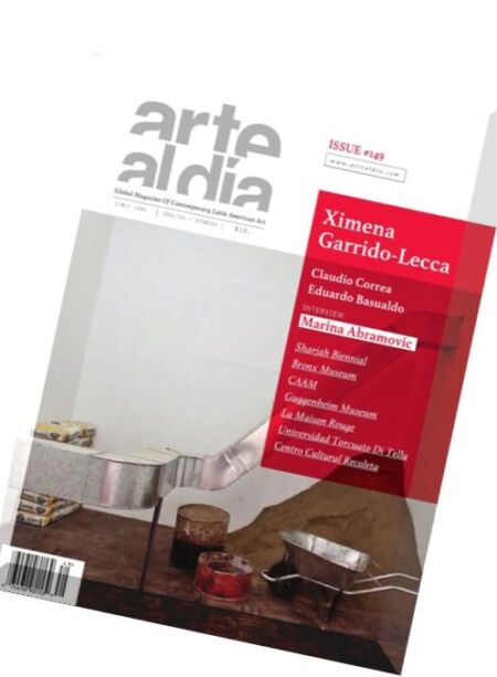 Arte Al Dia Magazine – Issue 149, 2016 Cover