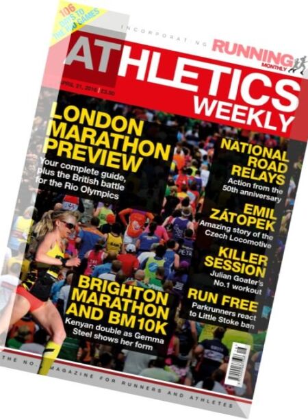 Athletics Weekly – 21 April 2016 Cover