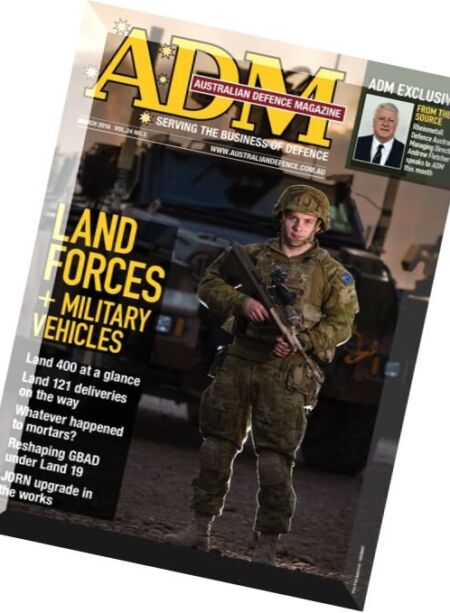 Australian Defence Magazine – March 2016 Cover
