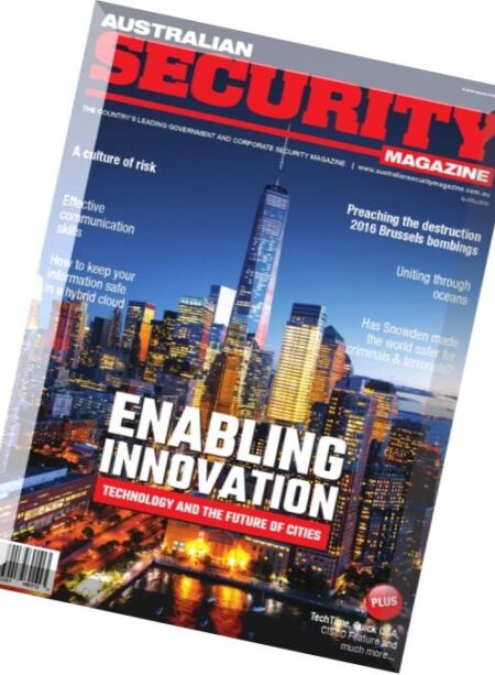Australian Security Magazine – April-May 2016 Cover