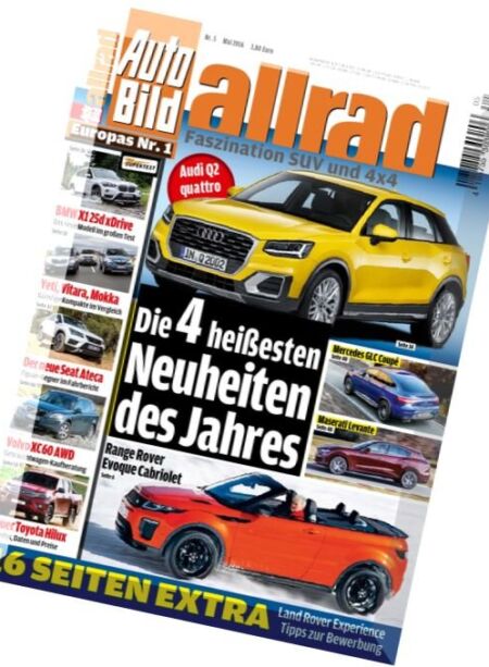 Auto Bild Allrad – Mai 2016 Cover