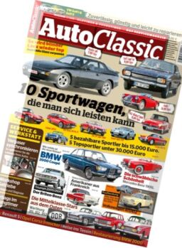 Auto Classic – Mai-Juni 2016