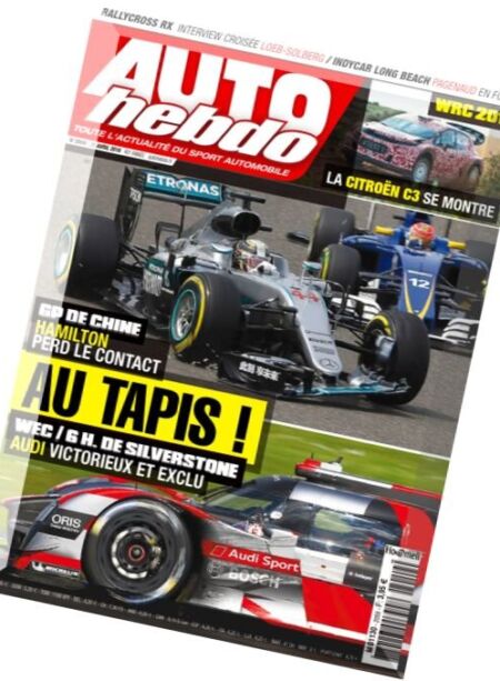 Auto Hebdo – 20 Avril 2016 Cover