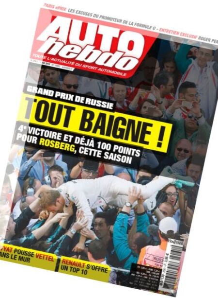 Auto Hebdo – 4 Mai 2016 Cover
