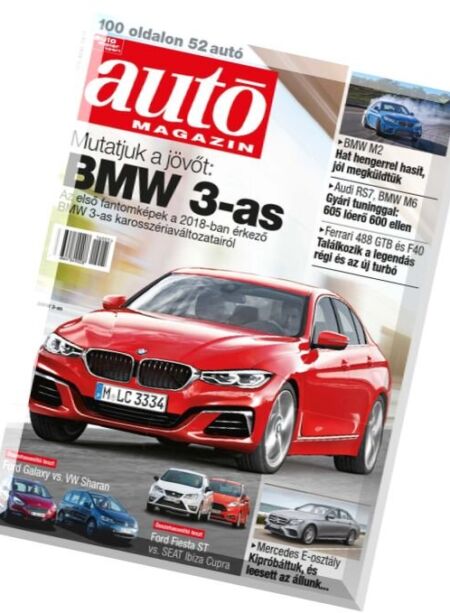 Auto Magazin – Majus 2016 Cover