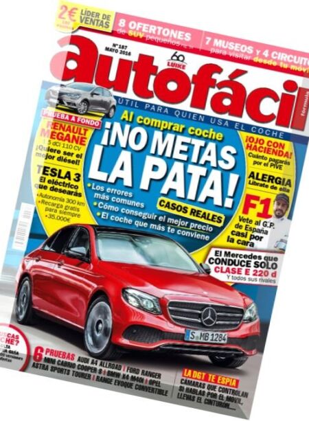 Autofacil – Mayo 2016 Cover