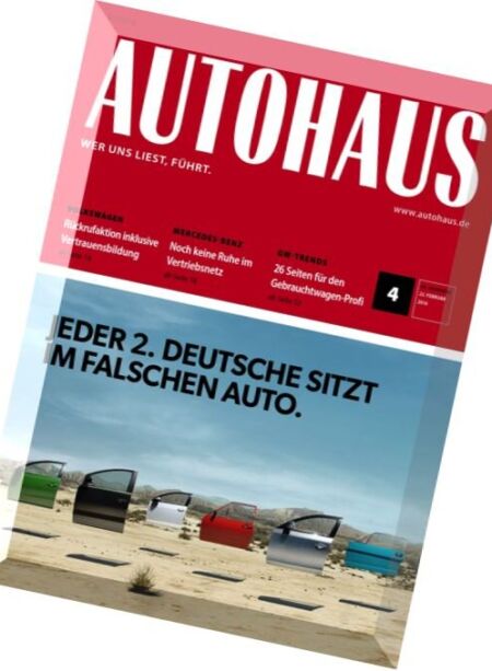 Autohaus – Nr.4, 2016 Cover