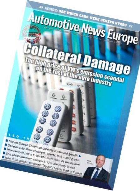 Automotive News Europe – April 2016 Cover