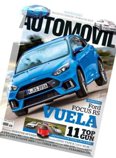 Automovil – Abril 2016 Cover