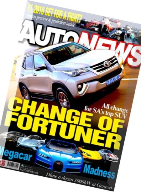 AutoNews – April 2016 Cover