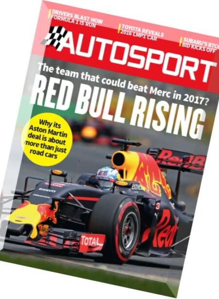 Autosport – 31 March 2016 Cover