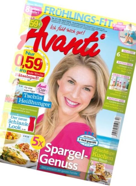 Avanti – 20 April 2016 Cover