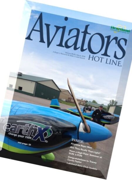 Aviators Hot Line – March 2016 Cover