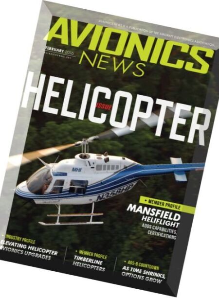 Avionics News – February 2016 Cover