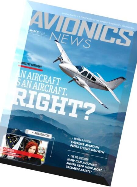 Avionics News – March 2016 Cover