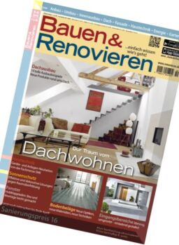 Bauen & Renovieren – Mai-Juni 2016