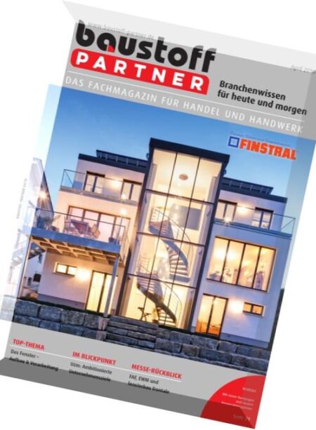 Baustoff Partner – April 2016 Cover