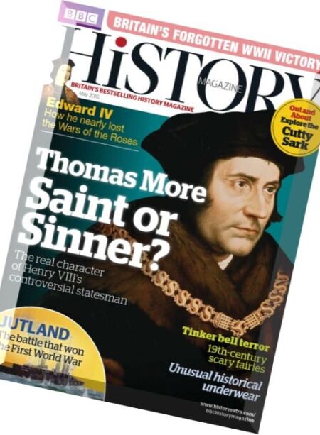 BBC History – May 2016 Cover