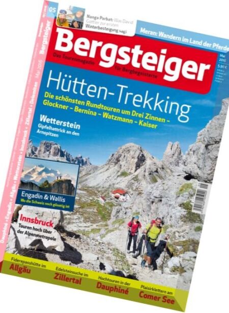 Bergsteiger – Mai 2016 Cover