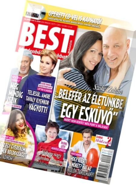 Best Magazin Hungary – 8 Aprilis 2016 Cover