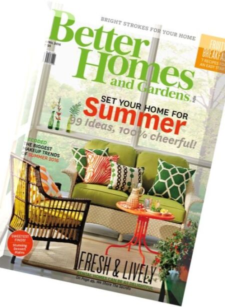Better Homes & Gardens India – April 2016 Cover