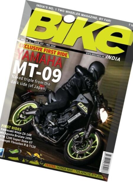 Bike India – May 2016 Cover