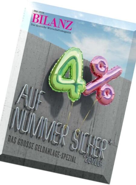 Bilanz Deutsche – Mai 2016 Cover