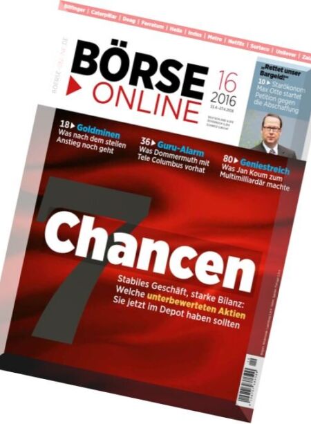 Borse Online – 21 April 2016 Cover
