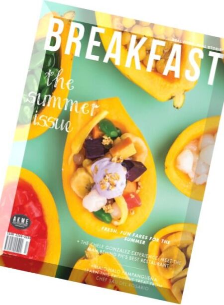 Breakfast – April-May 2016 Cover