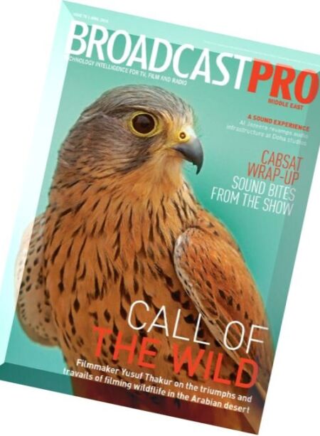 BroadcastPro Middle East – April 2016 Cover