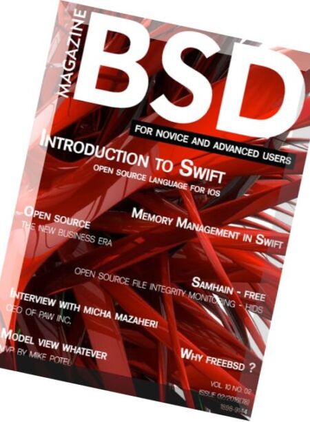 BSD Magazine – February 2016 Cover