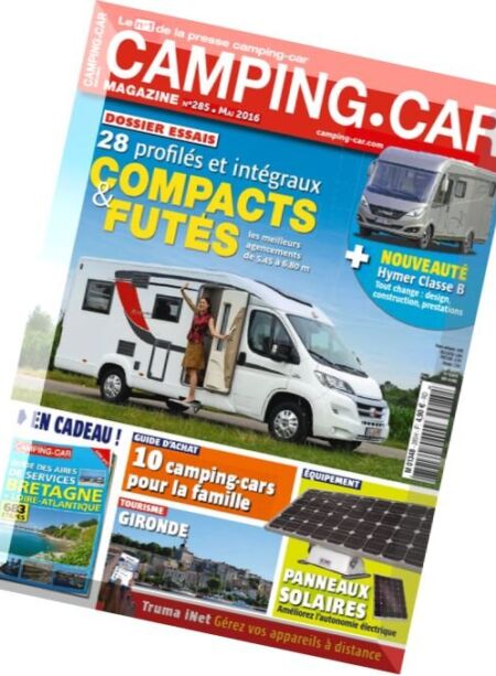 Camping-car – Mai 2016 Cover