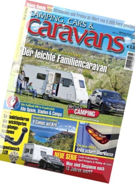 Camping Cars & Caravans – Mai 2016 Cover