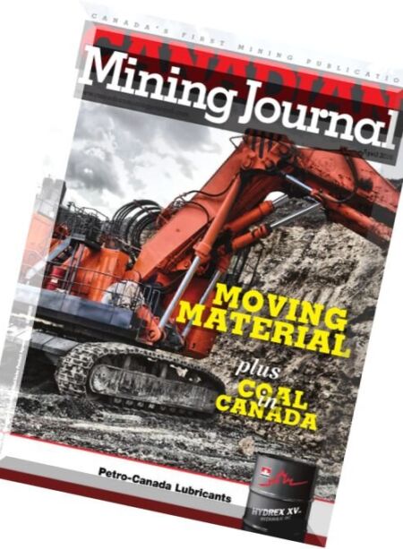 Canadian Mining Journal – April 2016 Cover