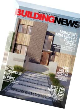 Canberra Building News – Issue 1, 2016