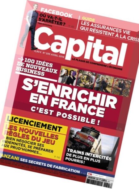 Capital – Avril 2016 Cover