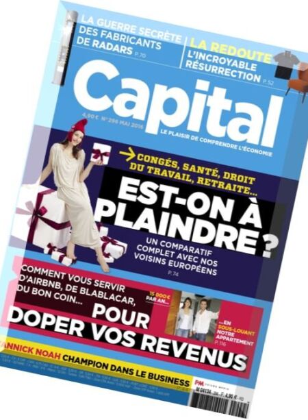 Capital France – Mai 2016 Cover