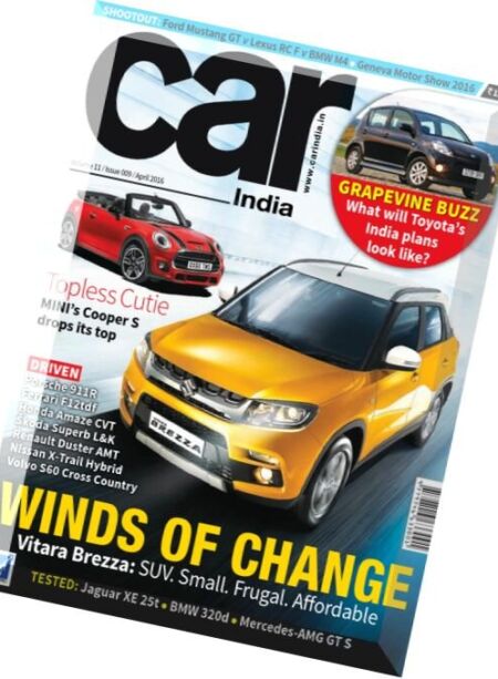 Car India – April 2016 Cover