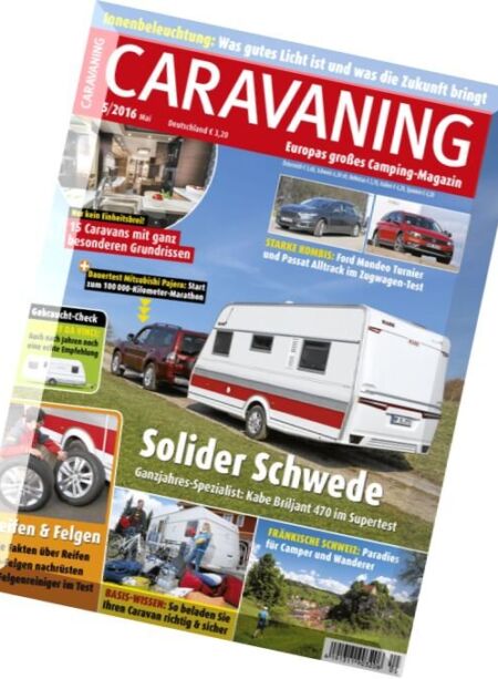 CARAVANING – Mai 2016 Cover