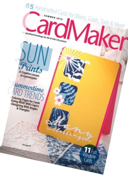 CardMaker – Summer 2016 Cover