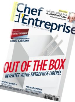 Chef d’Entreprise – Avril 2016