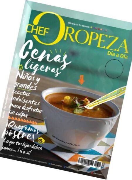 Chef Oropeza – Abril 2016 Cover