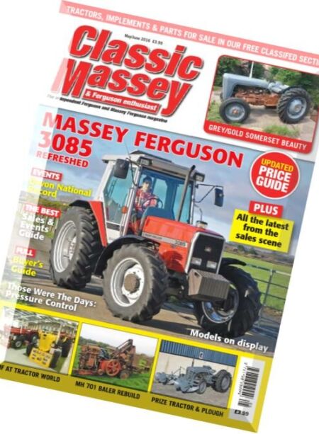 Classic Massey – May-June 2016 Cover