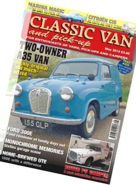 Classic Van and Pick-Up – May 2016 Cover