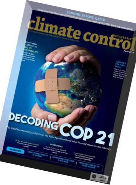 Climate Control Middle East – April 2016 Cover