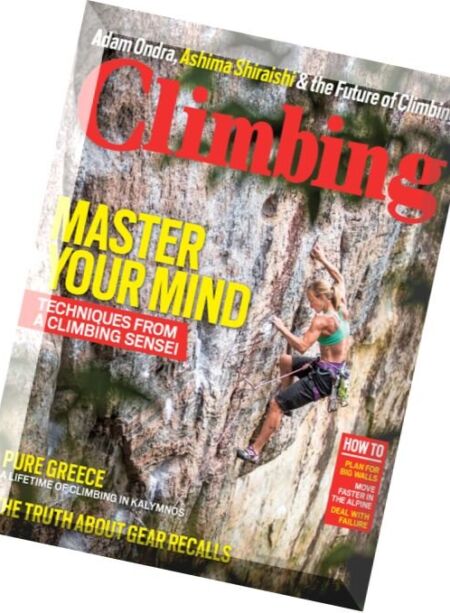 Climbing – May 2016 Cover