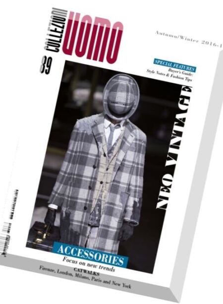 Collezioni Uomo – Autumn-Winter 2016-2017 Cover