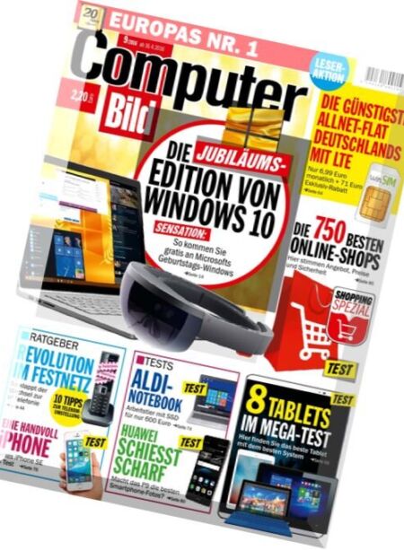 Computer Bild – Nr.9, 2016 Cover