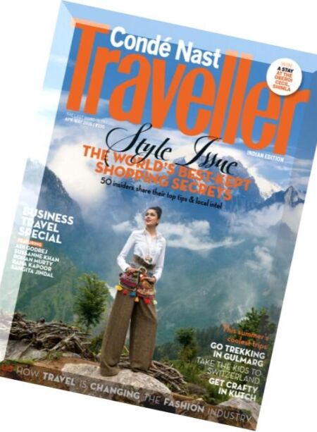 Conde Nast Traveller India – April-May 2016 Cover