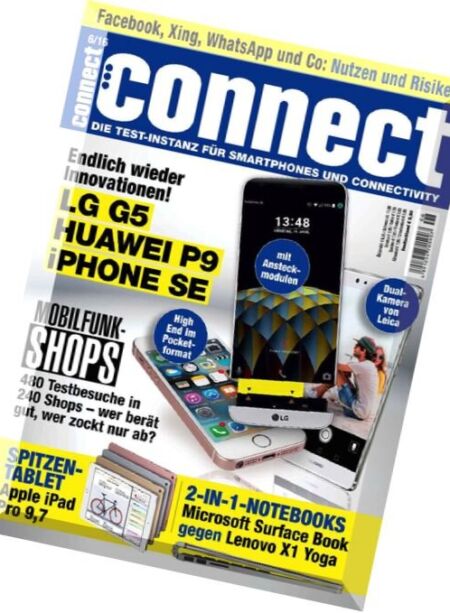 Connect Magazin – Juni 2016 Cover